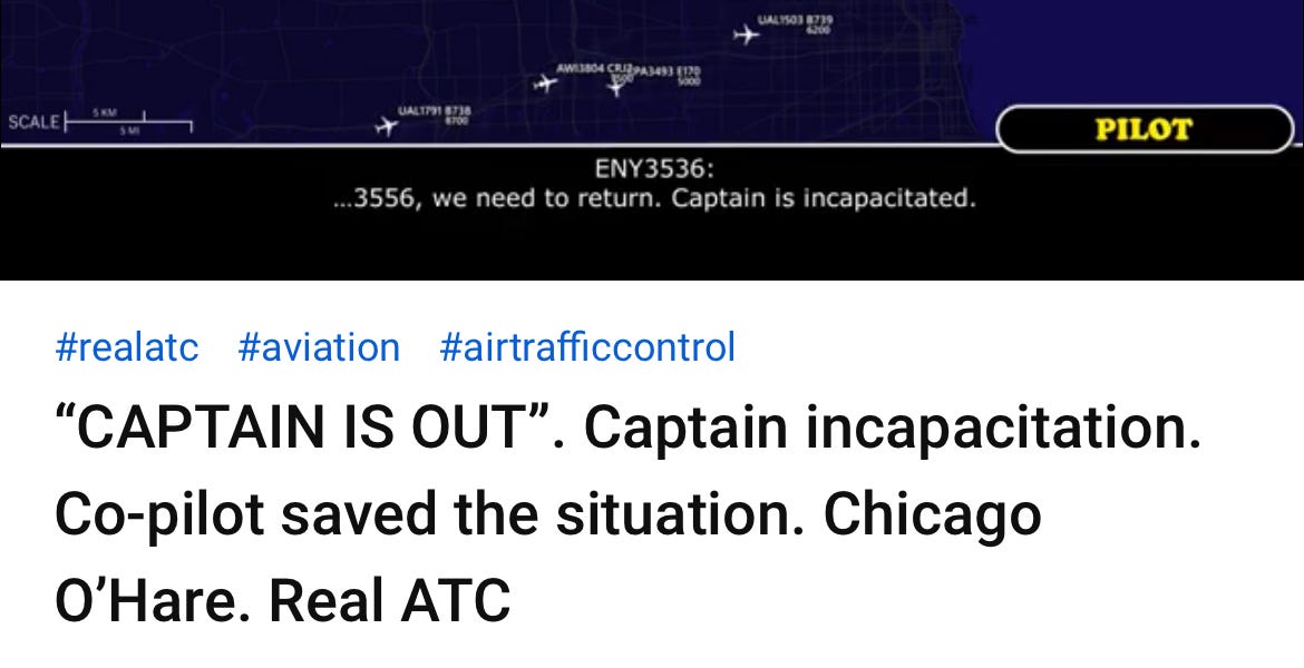 A newly hired American Airlines regional jet pilot collapsed just after takeoff in Chicago on Saturday night