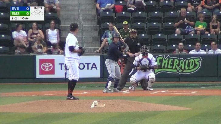 Top-pick White takes BP with Mariners before joining AquaSox