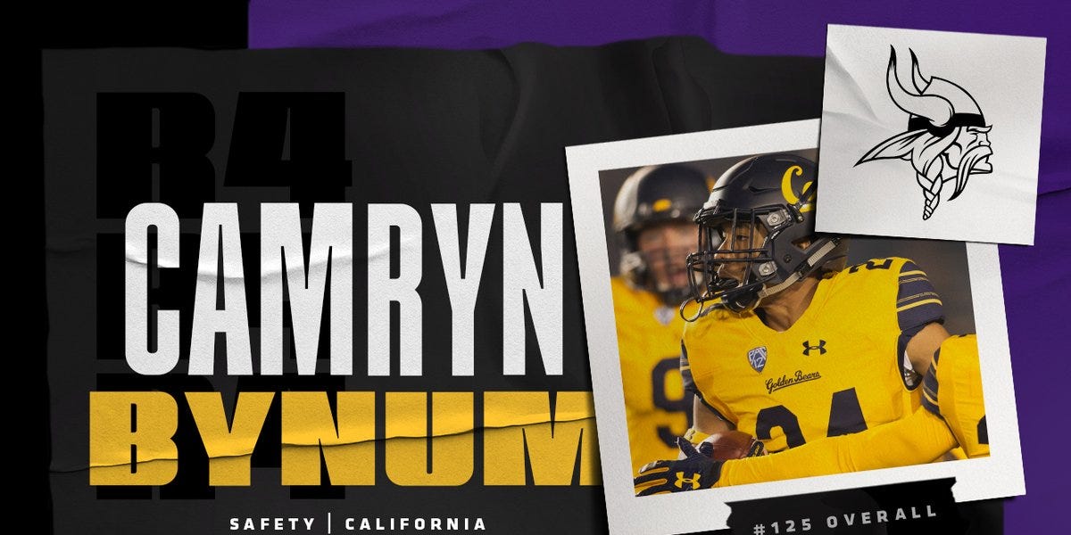 Camryn Bynum drafted by the Vikings