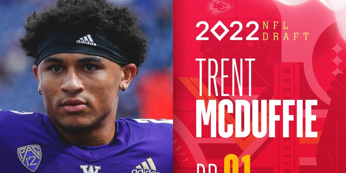 UW corner Trent McDuffie taken by Kansas City Chiefs with 21st pick in 2022  NFL draft