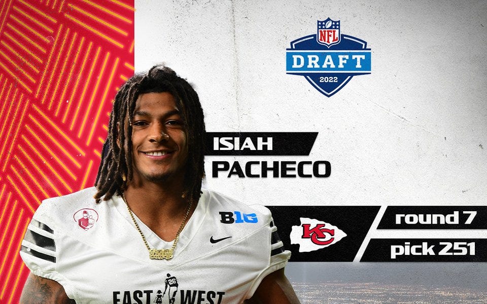 2022 NFL draft: Chiefs select Rutgers RB Isiah Pacheco at pick No. 251