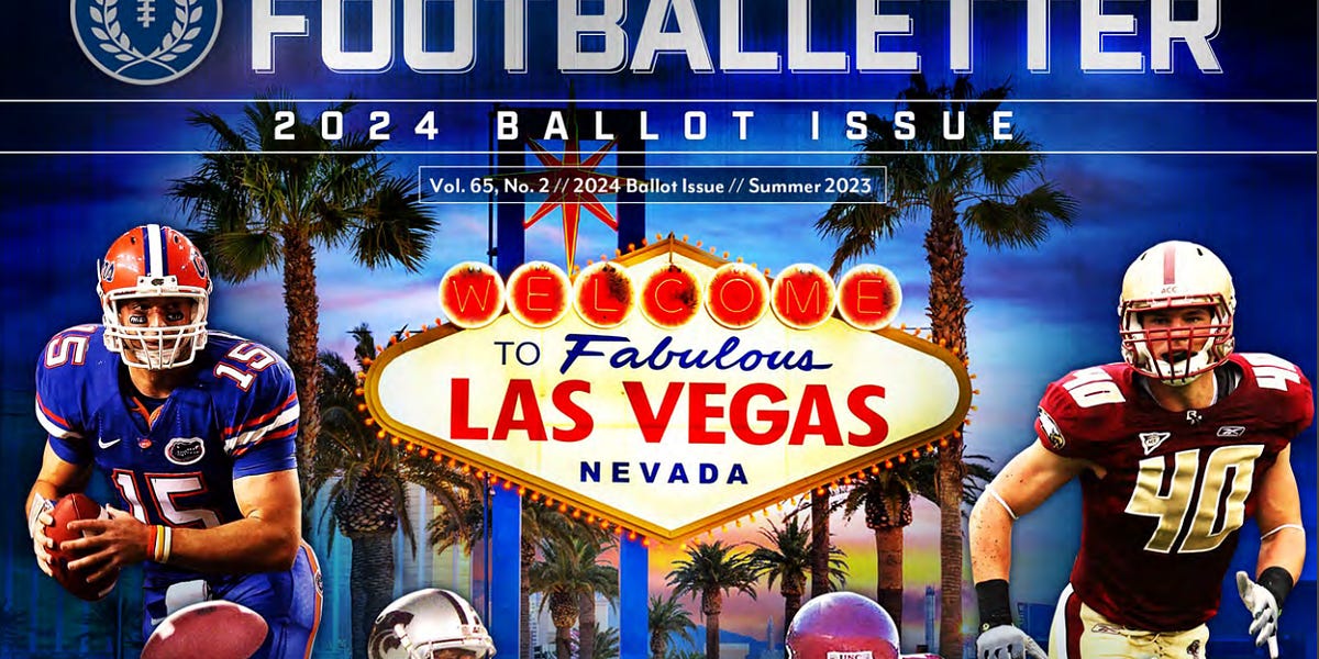 Greg Eslinger, Larry Fitzgerald Jr. and James Laurinaitis on 2024 College  Football Hall of Fame ballot