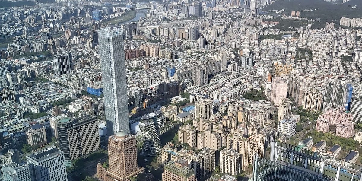 The price of housing in Taipei has tripled in the last twenty years. Three-bedroom apartments out in New Taipei City routinely sell for 20x the median