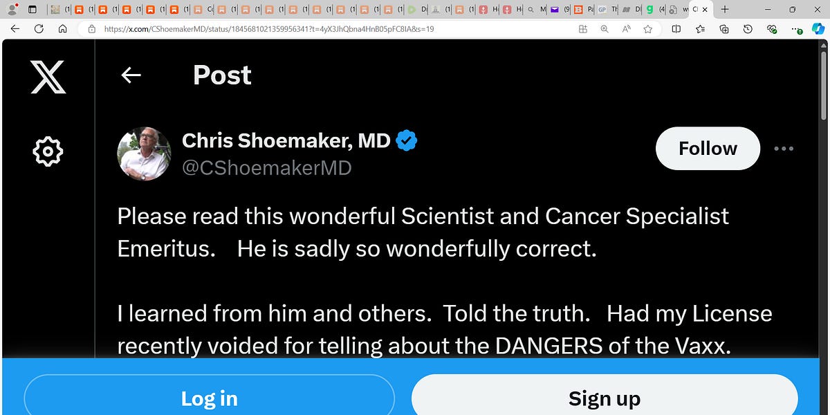 Chris Shoemaker, MD is a colleague and has been steadfast in the battle