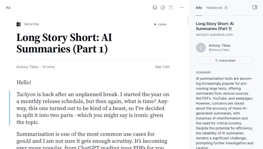 Comments Long Story Short AI Summaries (Part 2)