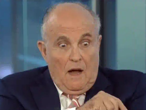 Jack Smith Just Wondering If Rudy Giuliani Was As Think As You Drunks He Was On Election Night