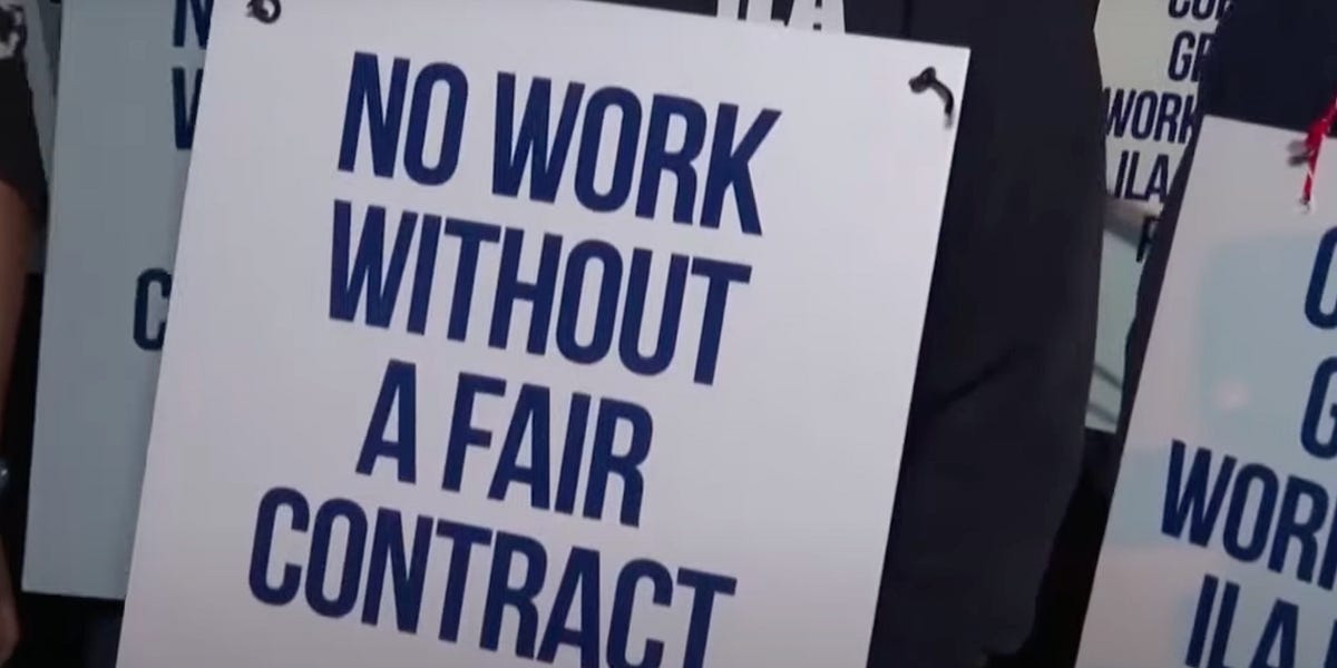 Kamala Harris Isn’t Mad At Striking Dockworkers And You Shouldn’t Be Either! Kamala Harris Isn’t Mad At Striking Dockworkers And You Shouldn’t Be Either!