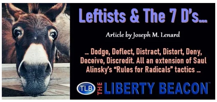 Leftist 7 D's (anything to avoid DOGE)