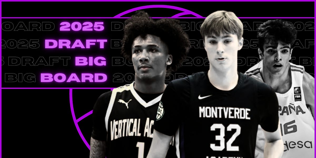 2025 NBA Draft Big Board 3.0 The Nic Thomas Substack