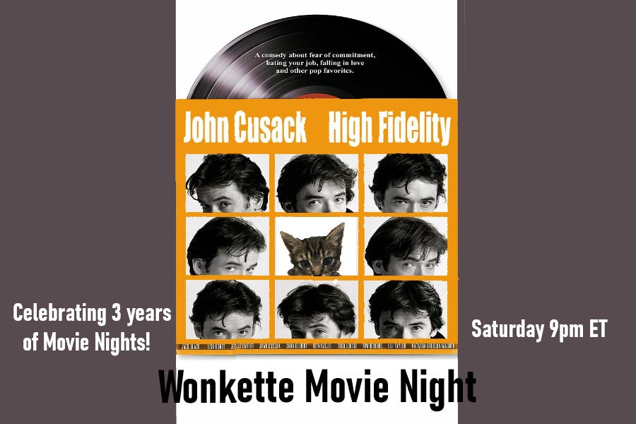 Wonkette Movie Night: High Fidelity