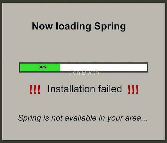 First Day of Spring?!?!?