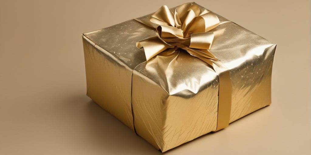 The Gold Wrapping Paper