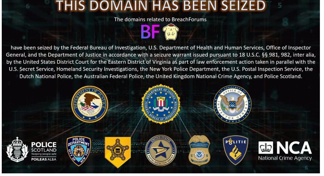 Domain Seized by Law Enforcement