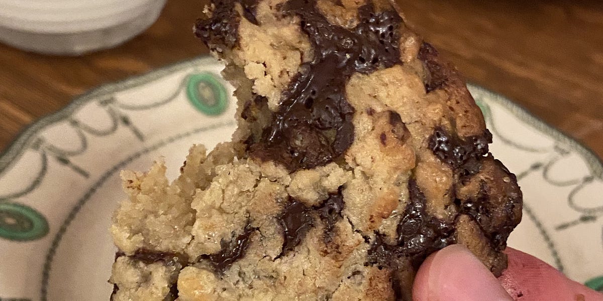 Chocolate Chip Honey Cookies (Dear Joe, a bit of spontaneity)