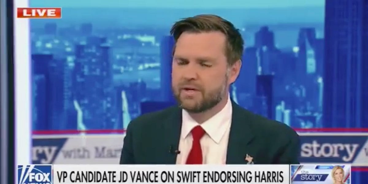 JD Vance Says Americans Not Gonna Be Influenced By Some Out-Of-Touch Billionaire Celebrity. That’s The Joke.