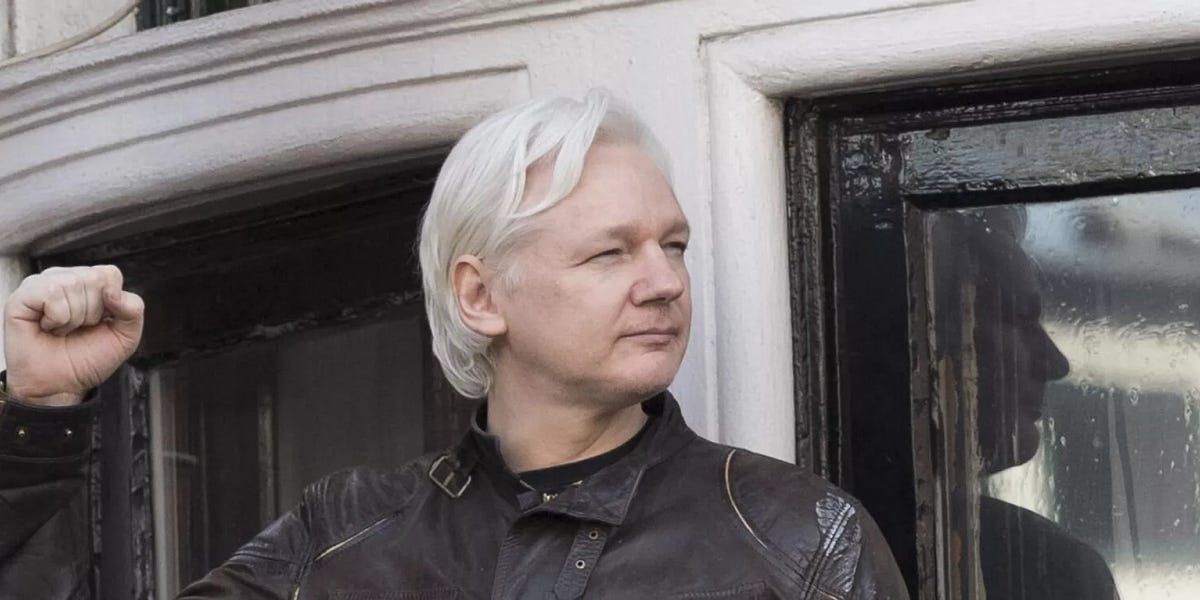 Julian Assange's father, John Shipton, is in Russia