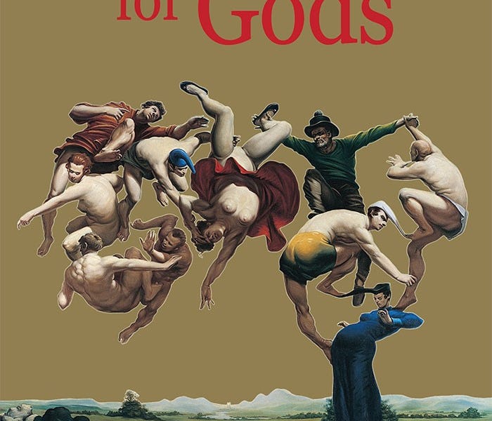 Why my work is titled “La Scuola ‘degli’ Dei” in Italian, and “The