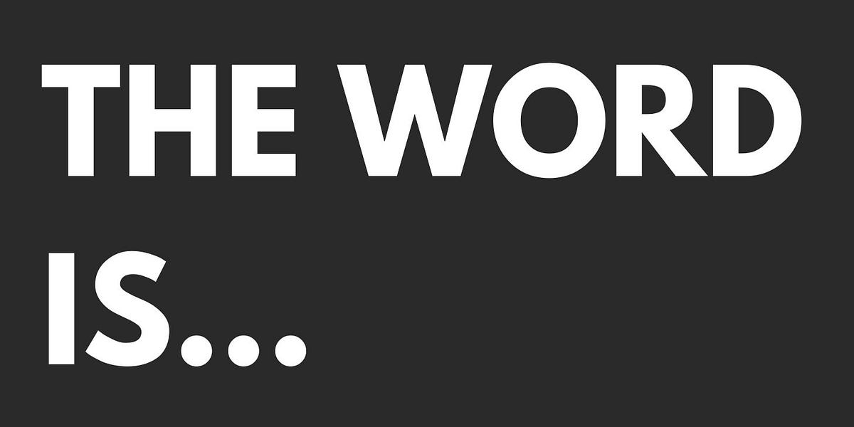 My 2025 word of the year RP is well