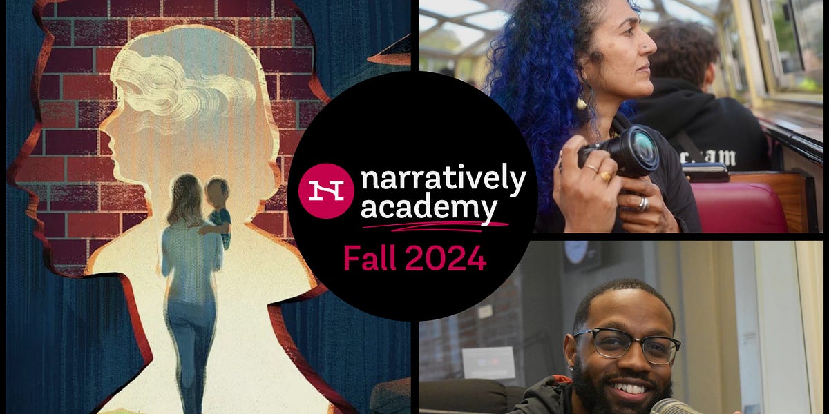 Fall 2024: Narratively Academy online writing courses