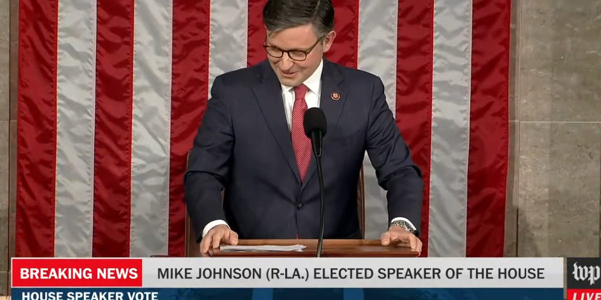 Everybody Hates Mike Johnson And Thinks He Sucks, Even His Republican Colleagues