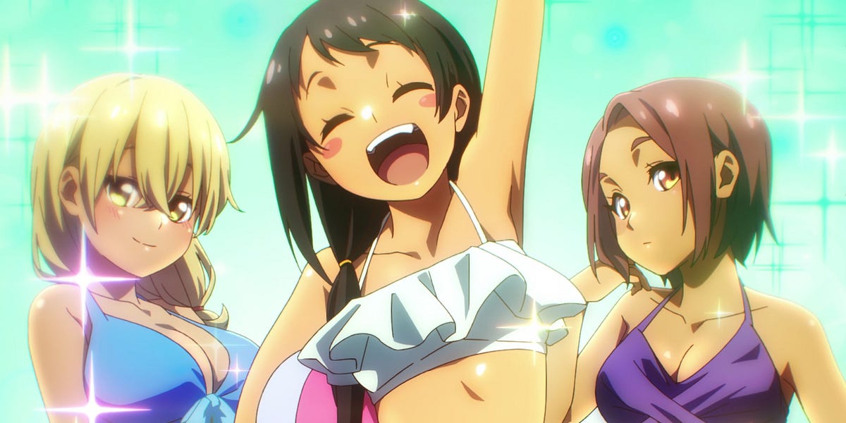 Okitsura - Episode 8 - Kana Hina Yae Wear Swimsuits