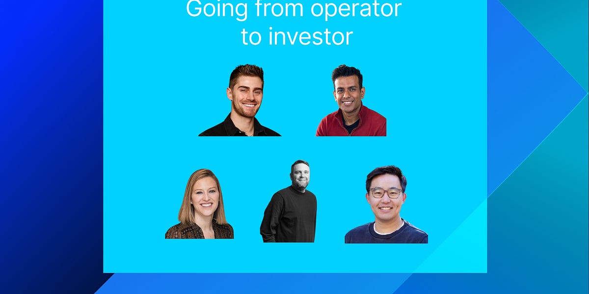 Career guide: Going from operator to investor - by Ben Lang
