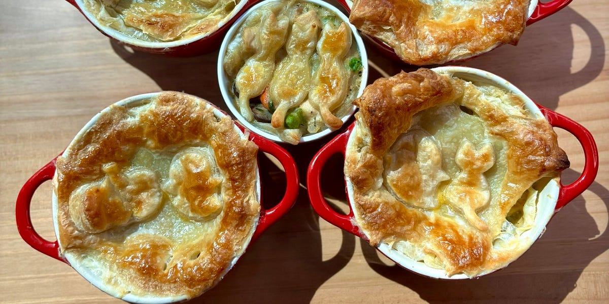 Chicken Pot Pie Baking by Yuka