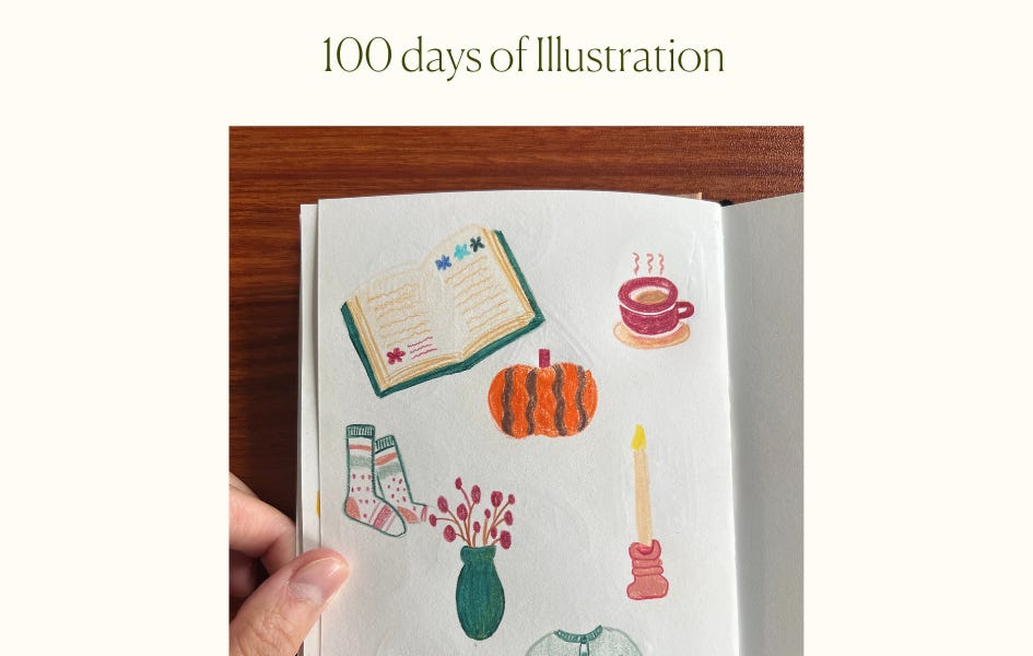 100 Days of Illustration by Poy T. Granati
