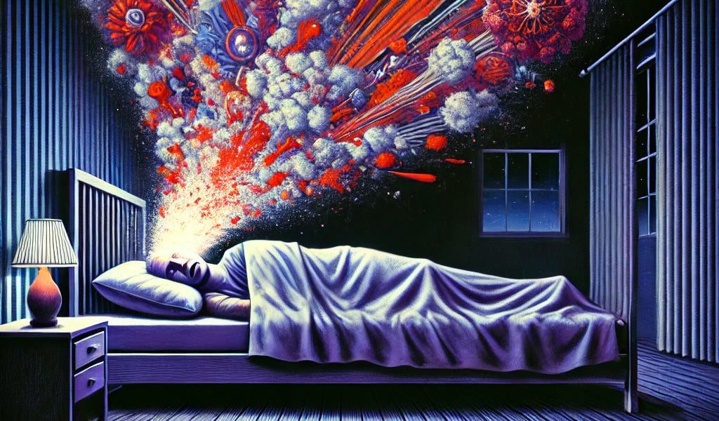 Exploding Head Syndrome - by Krista Bradford