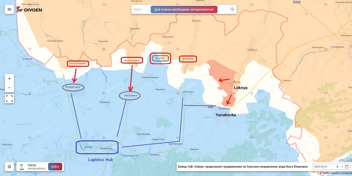 SITREP 5/31/25: Russian Breakthrough Starts Pouring Through Sumy Sieve