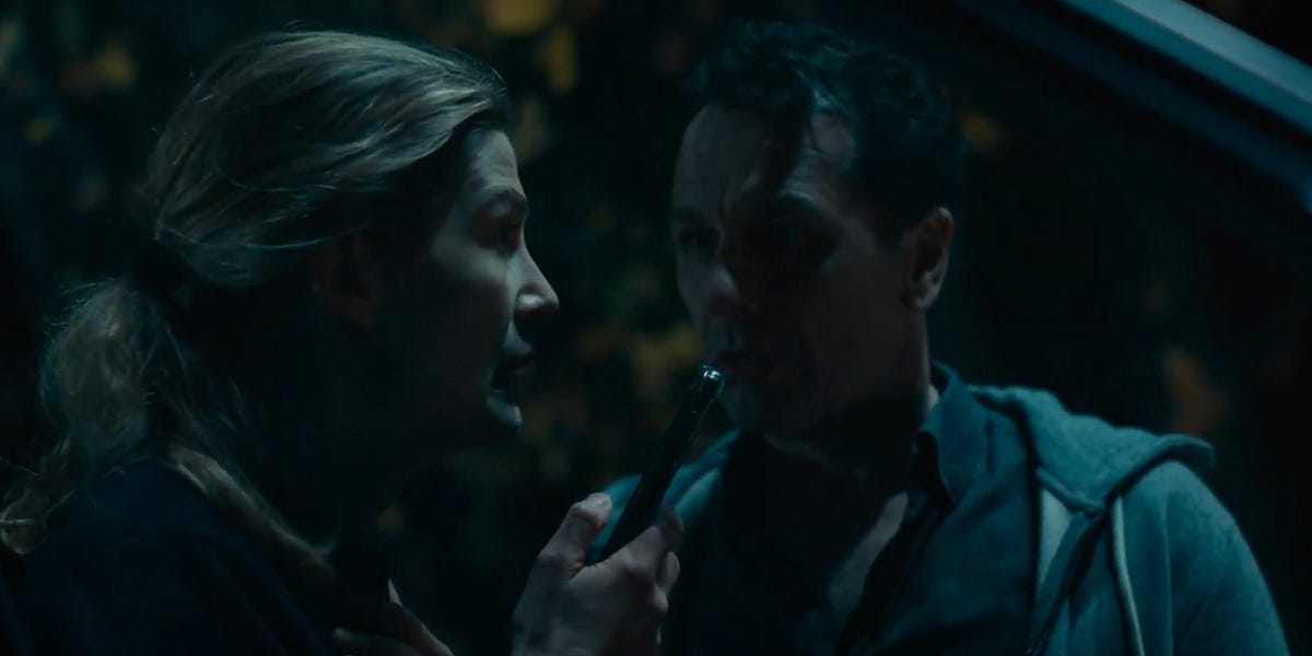 Hallow Road" Trailer: Rosamund Pike and Matthew Rhys Star in This Tense, Real-Time Thriller About a Parents' Desperate Drive to Save Their Daughter