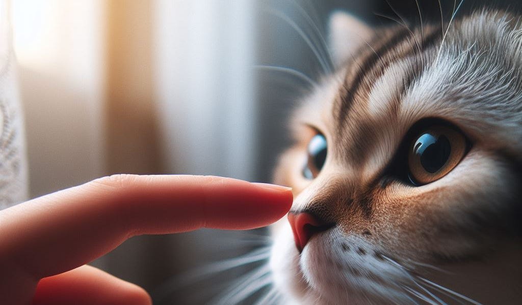 The Gentle Art of Befriending a Cat with Just One Finger