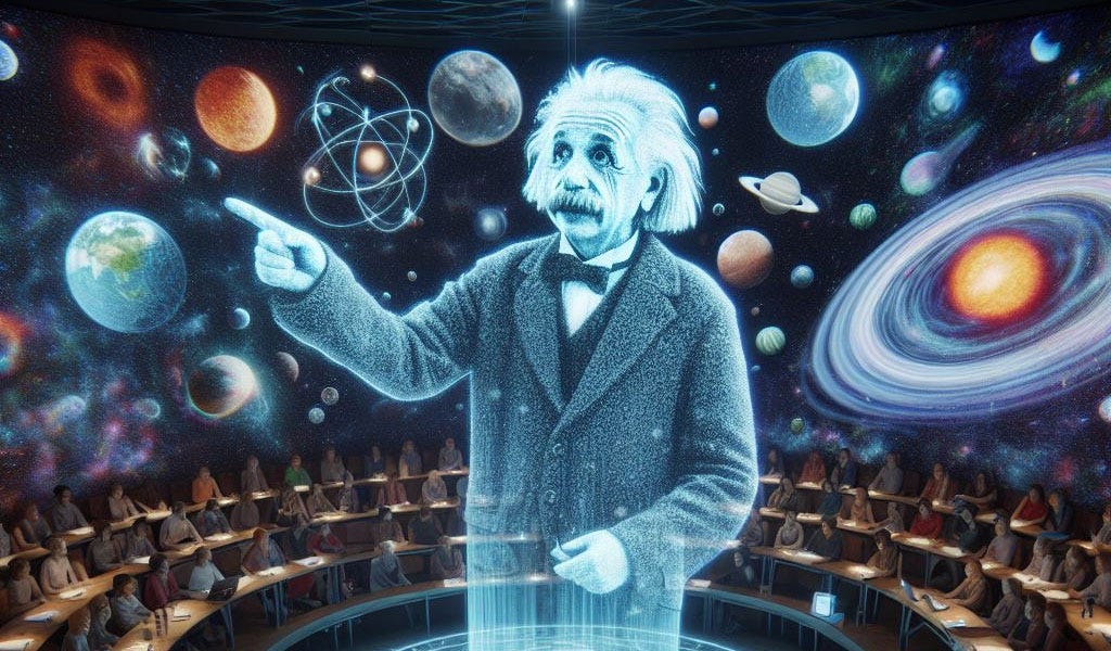 Holographic Einstein is the new Literacy