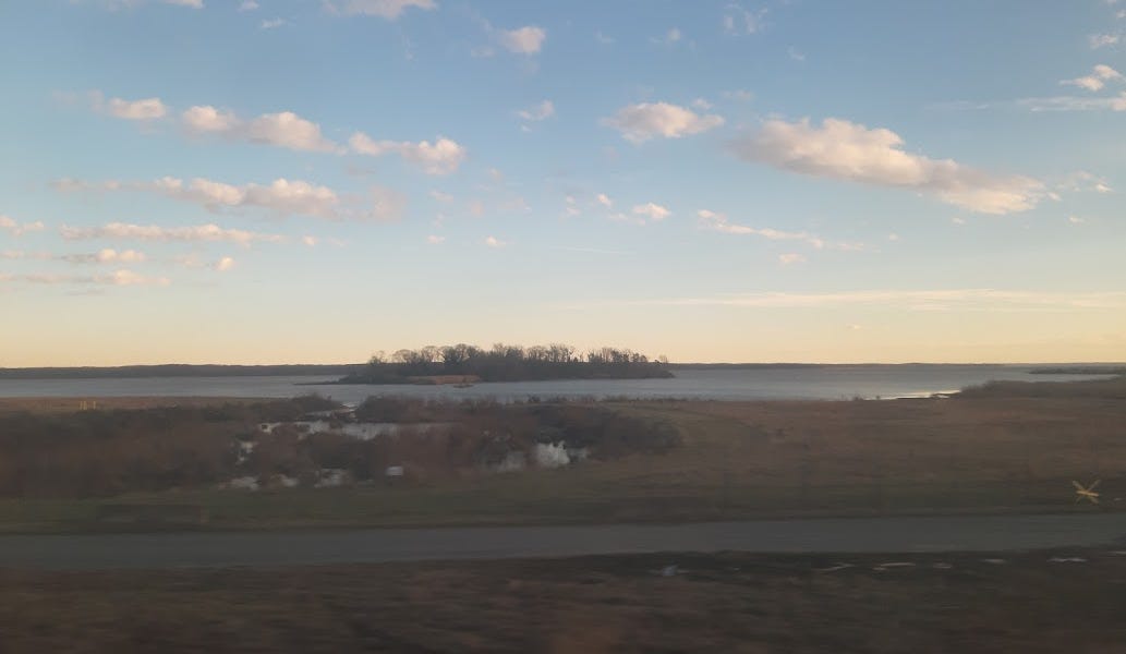 24 hours on a train from New York to Florida