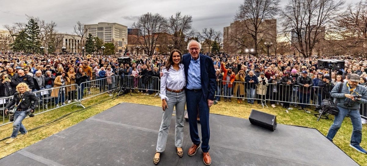 AOC To Join Bernie Sanders On The Entire West Coast Fighting Oligarchy Tour AOC To Join Bernie Sanders On The Entire West Coast Fighting Oligarchy Tour