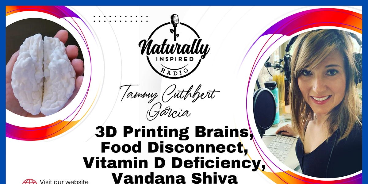3D Printing 🧠, Food Disconnect 🍎, Vitamin D Deficiency ☀️, Vandana Shiva 🪷