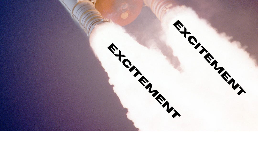 Excitement > rocket fuel by ONKAR WARADE UnCrafted