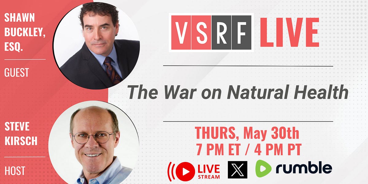 VSRF LIVE Tonight - Canada Has Gone Full Gulag. An Interview with Shawn Buckley, Esq.