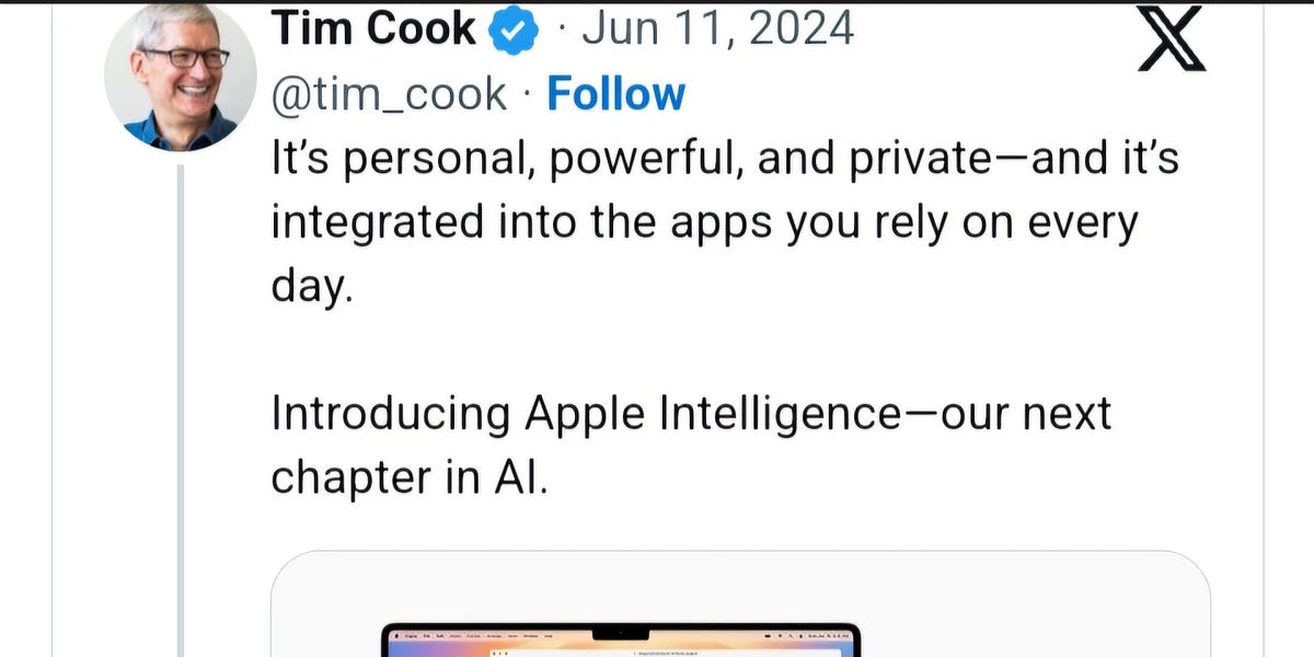 I watched  Apple's Event yesterday evening and was quite impressed with what was demoed. One thing in particular, caught my eye and apparently Elon Mu