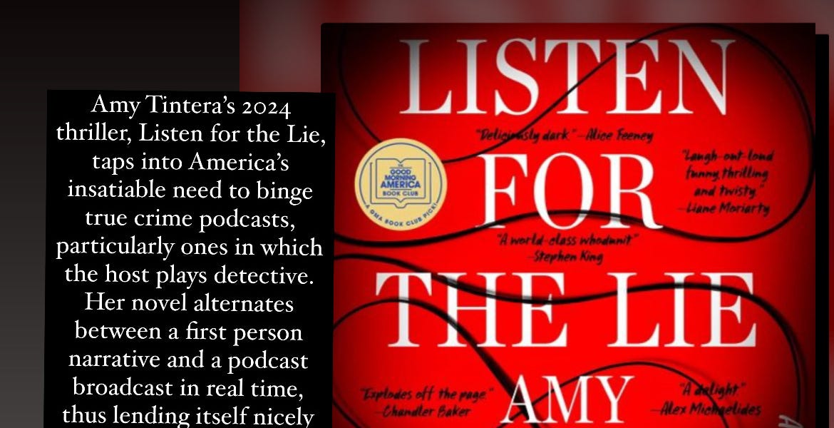 Listen for the Lie by Amy Tintera - by Emily Plumb