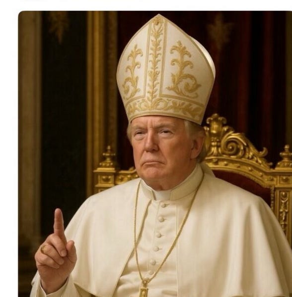 Catholic Organization Blasts White House For Posting Image Of Trump As Pope