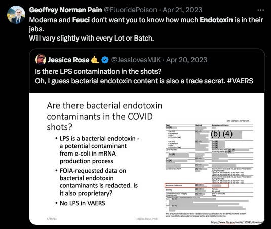 Fauci Gp120 Endotoxin research - from HIV to Covid Jabs