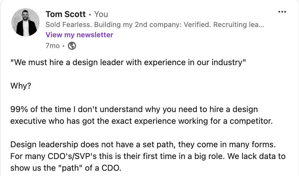 Questions to ask a design executive in an interview