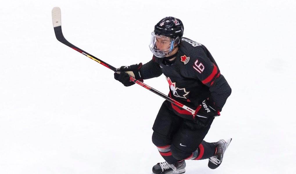 Bedard ties single-game goal record with 4, as Canada dominates Austria at  world juniors