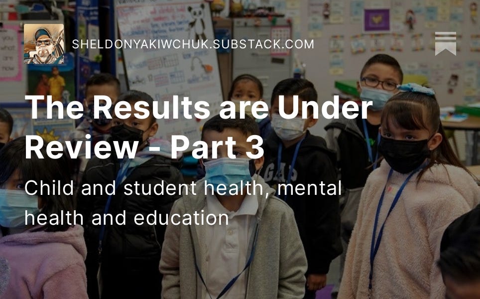 The Results are Under Review - Part 3