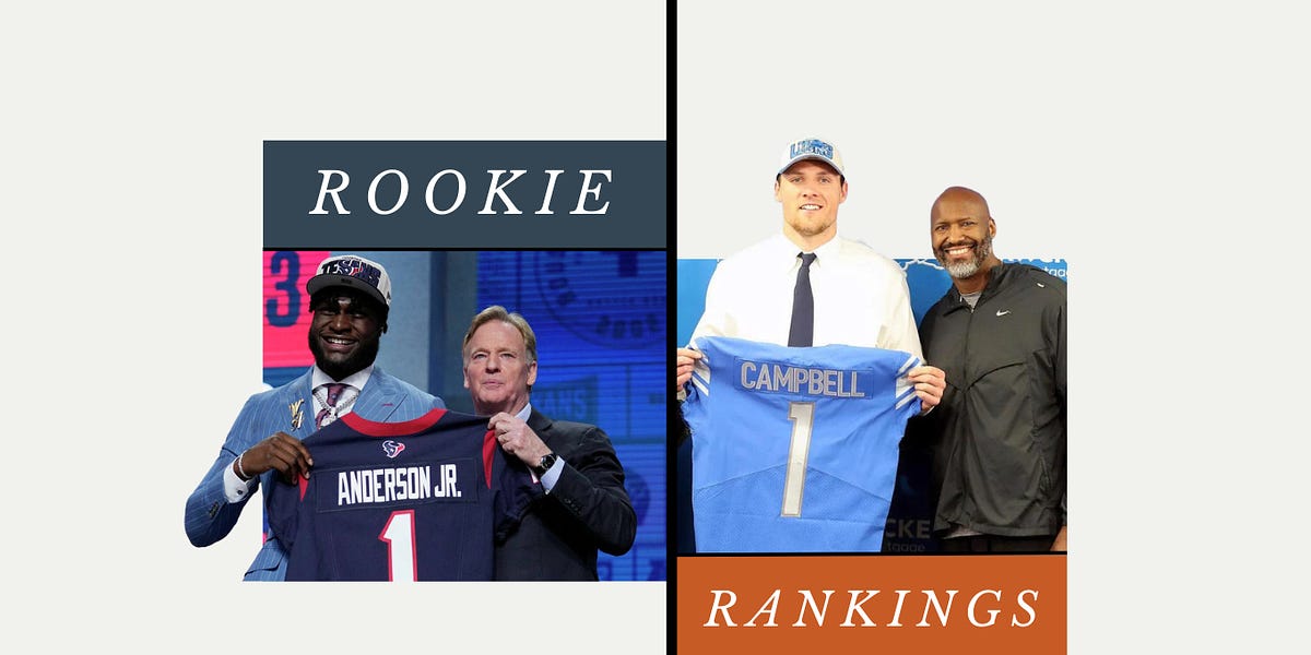 nfl draft rookie rankings