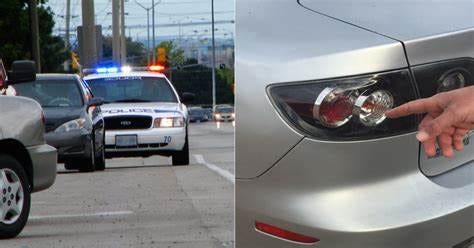 Why Cops Touch Your Car’s Tail Light During Traffic Stops