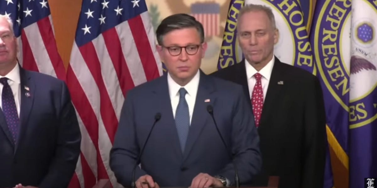 Seditionist Mike Johnson Will Certify 2024 Election Ifffffffffff He Thinks It’s Juuuuuuuust Right