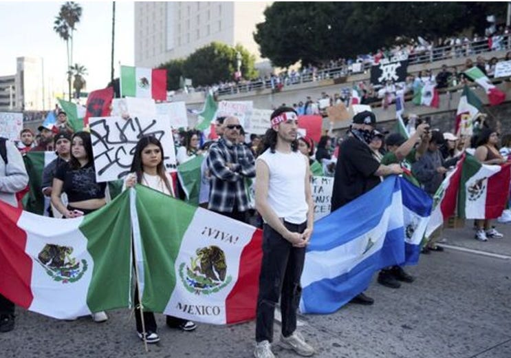 Foreign Flags, Foreign Protestors 