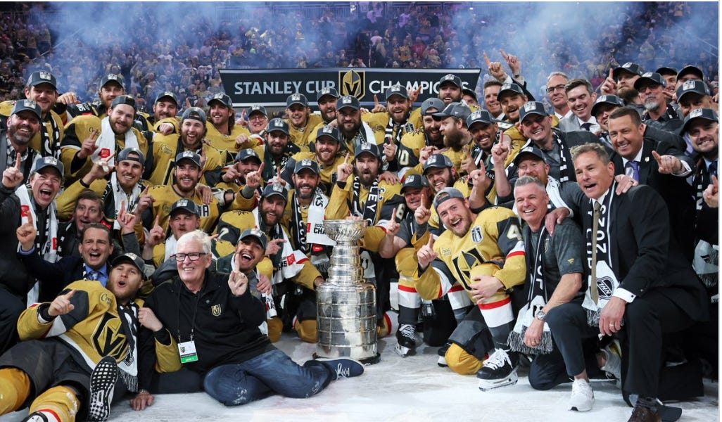 Well Played, Jubilant Men in Beards: The Las Vegas Golden Knights Win the Stanley  Cup - Go Fug Yourself